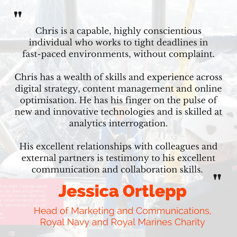 Jessica Ortlepp testimonial